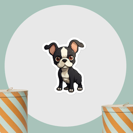Boston Terrier Standing Sticker