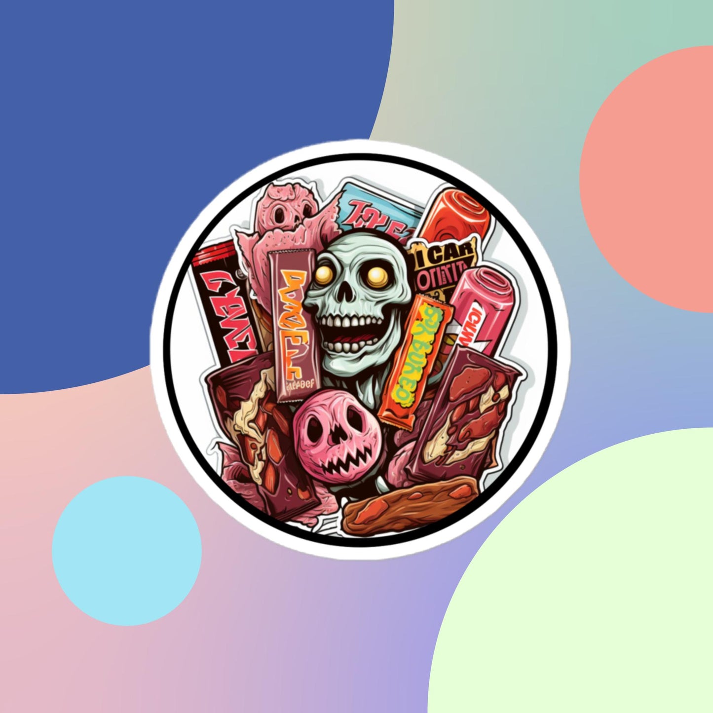 Zombie Candy Sticker