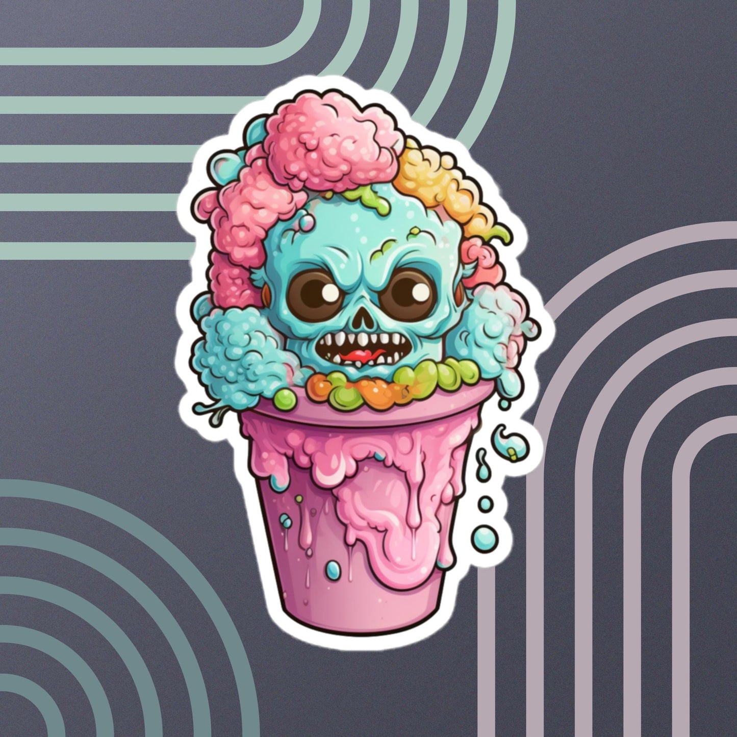 Zombie Cotton Candy!