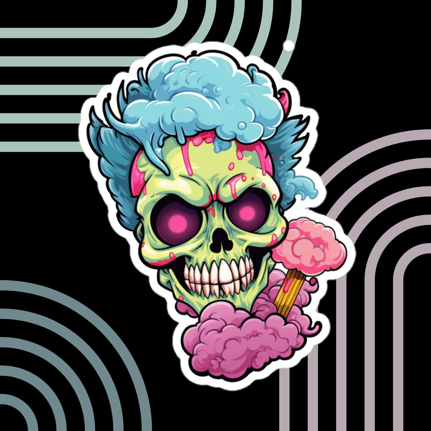 Zombie Cotton Candy Super Cool!