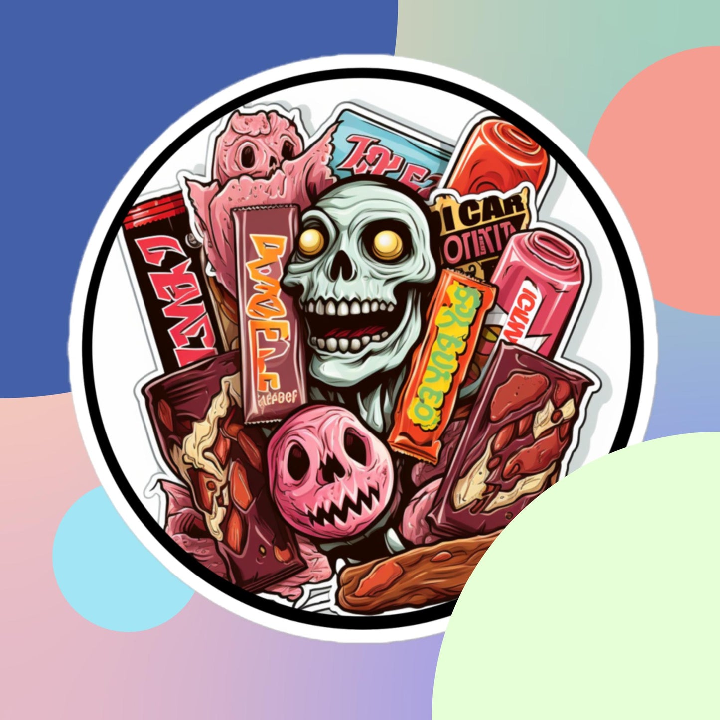 Zombie Candy Sticker